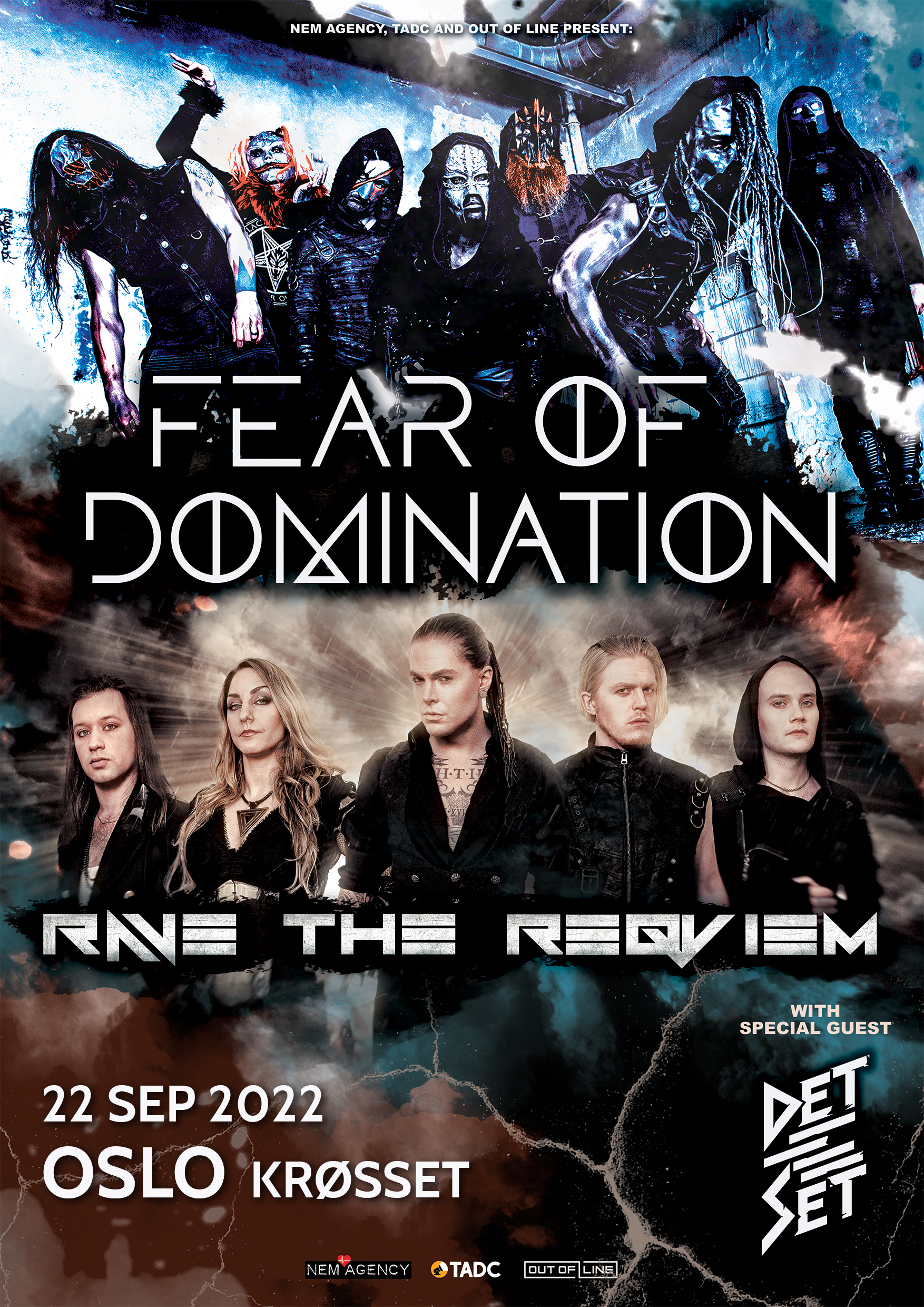 FEAR OF DOMINATION + RAVE THE REQVIEM