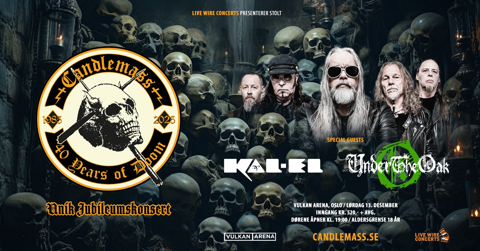 CANDLEMASS - 40 Years of Doom