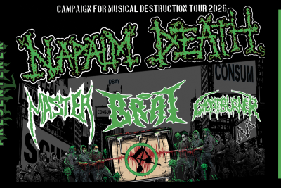 Napalm Death, Master, Brat & Goat Burner